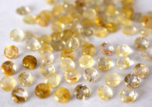 Cuarzo rutilo dorado natural Corte redondo de 4mm-Cuarzo rutilo dorado suelto Calidad superior - Product Image 5