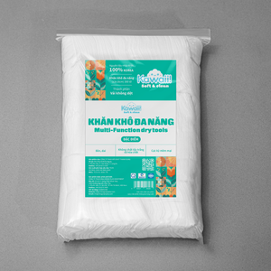 Kawaii 300 Feuilles Lingettes Sèches Écologiques 180x130mm Tissu Non Tissé Doux et Durable Fabriqué au Vietnam pour les Soins Personnels Féminins - Product Image 1