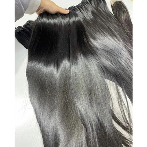 Precio directo de fábrica Extensiones de cabello humano indio recto natural 100% Cutículas vírgenes sin procesar alineadas Cabello sin enredos - Product Image 1