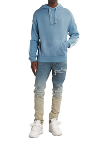 Custom Solid Color Streetwear with Stylish Arm Pattern Comfortable and Breathable Cotton Blend Material - Product Image 2