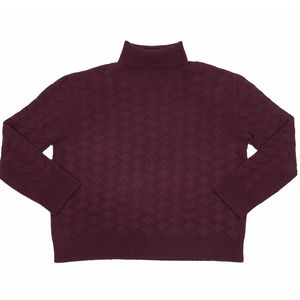 ODM OEM pull à la mode pour femmes sur mesure col rond mince tricoté tissage ample manches longues Style chinois automne - Product Image 1