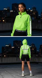 Sweat-shirt de jogging à capuche demi-zip surdimensionné pour femme, personnalisé, de haute qualité, OEM, écologique, pour l'extérieur, vente en gros - Product Image 4