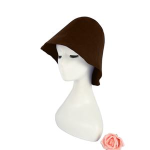 Chapeau cloche classique pour femme en feutre de laine, style seau, pour automne et hiver, avec base conique, pour la confection de chapeaux et fascinateurs - Product Image 4