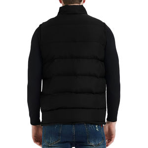 Chaleco Acolchado Sin Mangas con Cierre Completo, Transpirable, de Alta Calidad, Informal, de Lona, Relleno de Poliéster Acolchado - Product Image 2