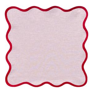 Manteles individuales rústicos de lino adornados con bordados folclóricos para una decoración cálida del comedor en casas de estilo rústico. - Product Image 5