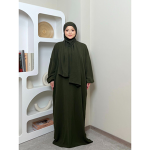 Lightweight High Durable Good Quality Traditional Muslim Abayas Seamless Quick Dry Breathable Modest Style <b>Maxi</b> Long Sleeve - Product Image 6