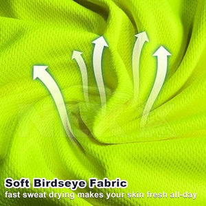 Polos de hombre de talla grande más vendidos, polos de manga corta, transpirables, reflectantes, con patrón de seguridad, a precios muy baratos - Product Image 6