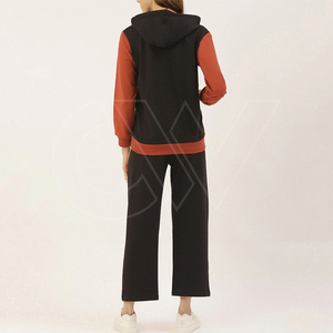 2024 meilleure vente en gros prix femmes survêtement formation Jogging porter femmes survêtement avec poches avant sweat - Product Image 3