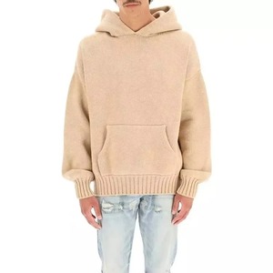Sudadera con capucha de lana de algodón 100 Heavyeight de 400gsm de gran tamaño para hombre - Product Image 5