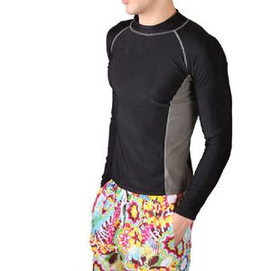 Camiseta de manga corta con logotipo personalizado para hombre, Camiseta deportiva de manga larga con estampado personalizado RashGuard MMA con protección UV y manga larga - Product Image 4