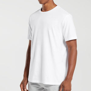 เสื้อยืด100% 230GSM สีขาวและดำสำหรับผู้ชายเสื้อยืดสโมสรผ้าฝ้ายออร์แกนิกโลโก้ออกแบบได้ตามที่ต้องการ - Product Image 6