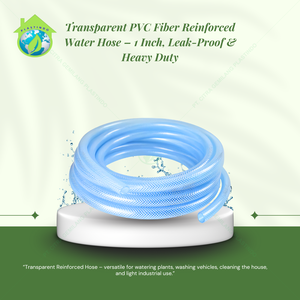 Tuyau d'eau transparent 1 pouce Filetage Fibre Personnalisé 50m 100m Fabriqué en PVC de qualité supérieure Un choix fiable pour un usage industriel - Product Image 4