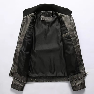 Mens Custom Breathable Denim Jacket with <b>Stand</b> Collar Unique Solid Pattern Front Logo Casual Outerwear - Product Image 2