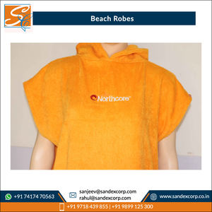 Batas de playa personalizadas de algodón de rizo 100% de la mejor calidad de fabricante indio para proveedor de playa en India - Product Image 2
