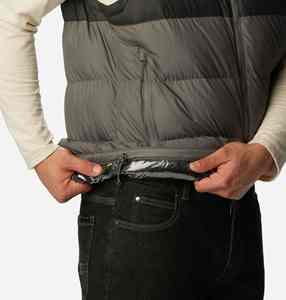 Gilet matelassé pour hommes veste légère sans manches veste d'extérieur à fermeture éclair gilet d'extérieur en duvet avec poches veste de neige - Product Image 5