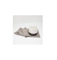 Dessous de verre en lin sous-verres en lin personnalisés tapis de Table pour boisson tasse sous-verre en lin et prix de gros