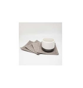 ที่รองแก้วผ้าลินินผ้าปูโต๊ะออกแบบได้ตามต้องการสำหรับดื่มถ้วยผ้าลินิน - Product Image 5