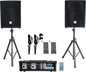 Ready to ship for 10" <b>Speakers</b> and Mixer <b>Stands</b> Mics uses for Church Sound Systems subwoofer - Product Image 2