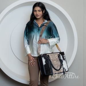 Nouveau sac à main fourre-tout en cuir de vachette véritable pour femmes avec gland sacs à main portables dissimulés transporter Cowgirl bandoulière sac à main occidental - Product Image 1