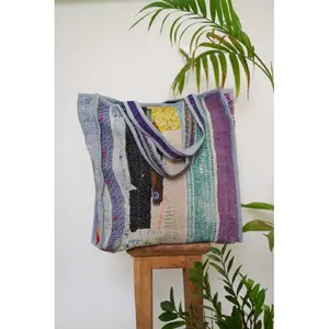 Bolso de mano Vintage Banjara, bolso de mano bordado a mano, bolso de compras bohemio