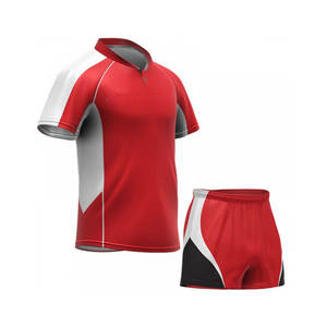 Conjunto de uniformes de rugby para hombres de alta calidad, camisetas personalizadas, último diseño, logotipo bordado, impresión digital, sublimación - Product Image 1