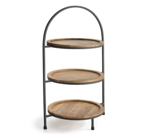 Soporte de pastel de cocina ecológico de diseño de lujo de alta calidad hecho a mano de madera al por mayor fabricante exportador precio India - Product Image 3