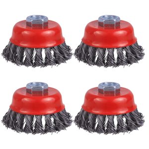 Polishing and rust removal twist grinder stainless steel wire wheel <b>brushes</b> twisted wire <b>brush</b> - Product Image 2