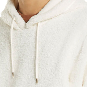 Sweat à capuche à manches longues pour hommes de haute qualité Logo personnalisé Polaire en coton et polyester Nouveau design avec motif solide pour la saison d'automne - Product Image 6
