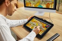 Artist Pro 16TP Grafik Ekranlı Tablet UHD Ekran Çoklu Dokunma Özellikli Tamamen Lamine Parlama Önleyici Cam Pilsiz Stylus 8192 5080LPI