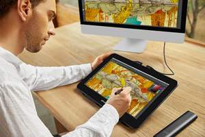 Tablette graphique Artist Pro 16TP avec écran UHD, multi-touch et écran entièrement laminé, verre anti-reflet - Product Image 3