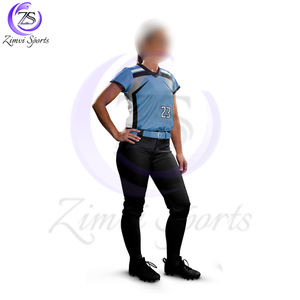 Uniformes de Softball de manga corta, buen proveedor, totalmente personalizado, servicio OEM, calidad superior, estilo más nuevo, precio al por mayor - Product Image 3