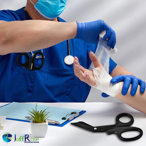 Tijeras de vendaje para médicos Lister, Forceps hemostáticos de 5,5 pulgadas y 5,5 pulgadas, tijeras paramédicas Emt de titanio multicolor de 7,25 pulgadas - Product Image 5