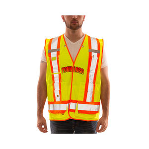 Chaleco de Seguridad ANSI Clase 1 para Hombre, Transpirable, Ropa de Trabajo de Alta Calidad con Logotipo Personalizado y Diseño OEM, MOQ Bajo - Product Image 2