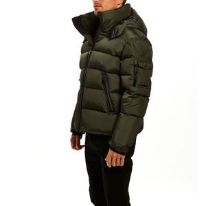 High Quality Custom <b>Lightweight</b> <b>Puffer</b> <b>Jacket</b> for Men Wholesale Waterproof Casual Style for Winter High Street - Product Image 4