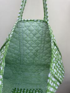 Vente en gros de fourre-tout pliable personnalisé pour épicerie en toile épaisse Sac personnalisé en toile de sublimation de grande capacité en coton - Product Image 5