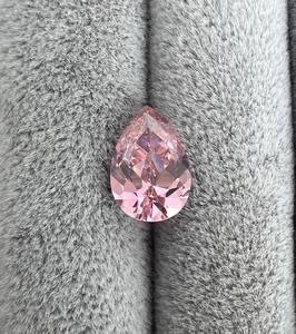 พลอยเพิร์คัตทรงหยดน้ำสีชมพู ทำจากเซอร์โคเนีย สำหรับทำเครื่องประดับ ผลิตในประเทศจีน - Product Image 5