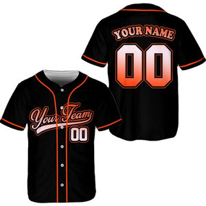 Camiseta de Béisbol Personalizada de Estilo Americano, Diseño de Jersey de Béisbol, Manga Corta, Ropa Deportiva Personalizada para Hombre - Product Image 2