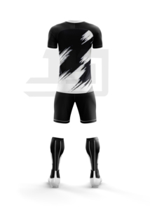 Uniforme Deportivo de Fútbol Personalizado, Conjunto de Camiseta y Pantalones Cortos de Fútbol de Alto Rendimiento, Tela Transpirable 100% Poliéster para Prácticas al Aire Libre - Product Image 2