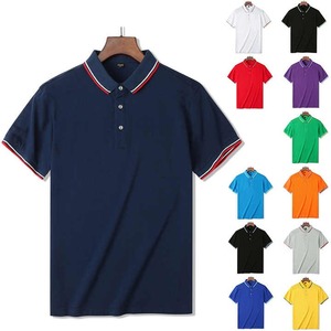 Alta calidad 100% algodón 12 colores impresión personalizada bordado OEM logo liso en blanco hombres Polo camiseta Slim Fit deportes - Product Image 2