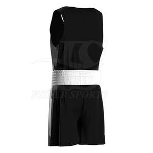 Combinaisons de boxe pour hommes, style 2025, couleurs personnalisées, 100% coton, respirantes, séchage rapide, service OEM, fabriquées au Pakistan - Product Image 2
