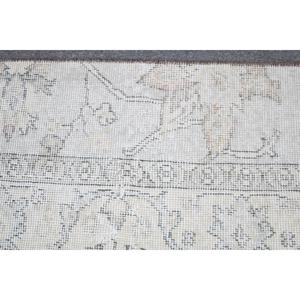 Tapis turc 1,5x3 pieds, petit tapis vintage, tapis persan gris et blanc - Product Image 5