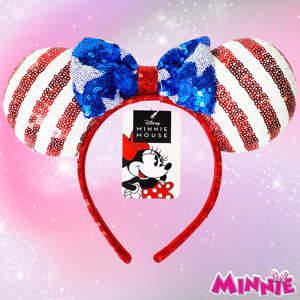 Accesorios para el Cabello de Mickey y Minnie Mouse, Diademas con Lazo de Lentejuelas, Paquete al por Mayor de 150 Unidades, Envío Gratis, Colección con Licencia HER - Product Image 3