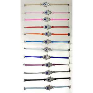 Bracelets en macramé de couleurs assorties Commande minimale de 12 pièces Accessoires de cordes de mode - Product Image 2