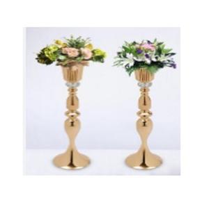 Vase à fleurs moderne en acier inoxydable doré pour la décoration de salon, de fête de mariage et de la maison, nouveau design luxueux pour l'extérieur et le jardin - Product Image 2