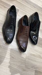 Zapatos italianos de vestir para hombre, mocasines planos cómodos, suaves, hechos de cuero genuino - Product Image 5