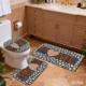 Custom Printed <b>Mat</b> <b>Bathroom</b> Rug <b>Set</b> for <b>Bathroom</b> Non-Slip Shower Curtain Bath <b>Mat</b> - Product Image 6