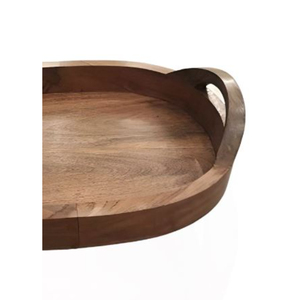 Plateau en bois de grande taille composé de plateaux de service à café en bois massif provenant de fabricants et de fournisseurs - Product Image 3