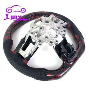 Conception de style de course pour <span class=keywords><strong>Ford</strong></span> <span class=keywords><strong>Mustang</strong></span> Custom LED Forged Cars Volant en fibre de carbone pour <span class=keywords><strong>Mustang</strong></span> <span class=keywords><strong>GT</strong></span> 350 <span class=keywords><strong>500</strong></span> Shelby en forme de D - Product Image 6