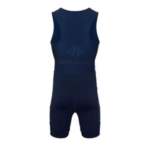 Traje de remo de secado rápido transpirable de una pieza sin mangas uniforme de remo hecho a medida - Product Image 2