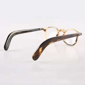 Montures unisexes Logo personnalisé Montures optiques en corne de buffle Lunettes de créateurs Montures en corne de buffle Lunettes de vue - Product Image 3
